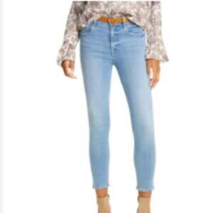 NWT FRAME Le One Skinny Jeans 2, CASPIO light wash stretch